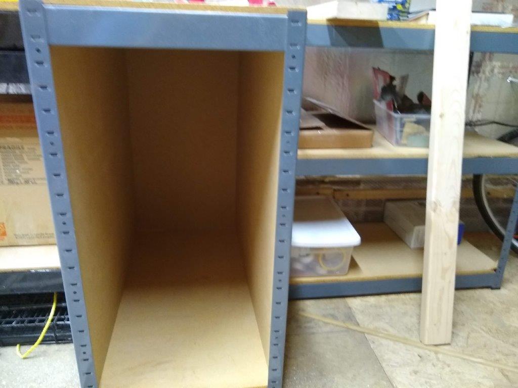 Box with mdf inserted