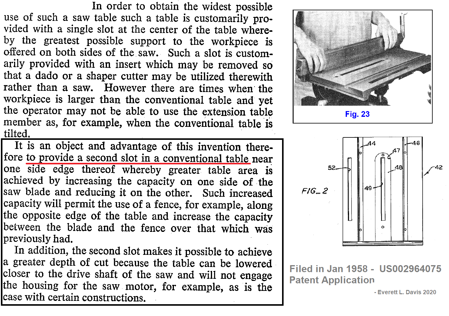 Reason for Second Slot in Tables beginning 1958 era.png