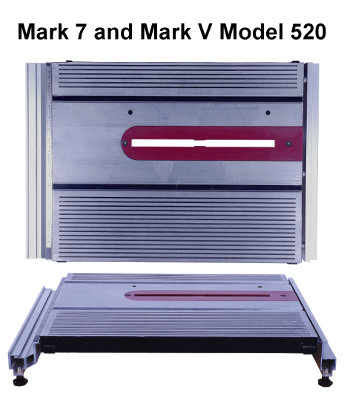 Mark 7 and Mark V Model 520 Main Table
